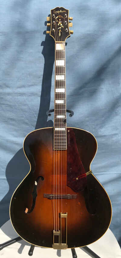 Antique Vintage Epiphone Broadway Archtop Guitar