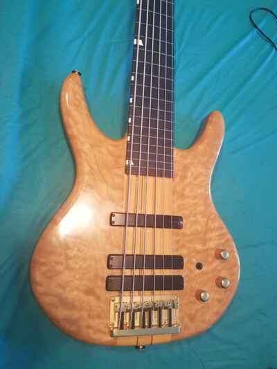 "Greco M-6 Special" 6 String Fretless Bass Prototype