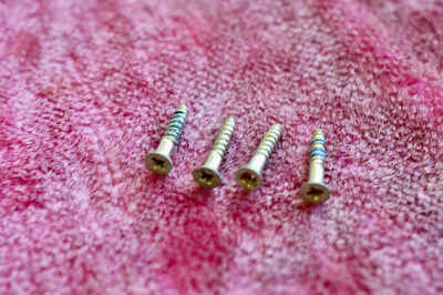 Vintage 1959 Gibson Nickel Plated PAF ring screws Les Paul Burst Part M-69 Neck.