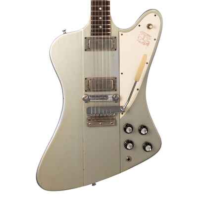 1965 Gibson Firebird III Silver Mist Poly - Wide Nut - Original Vintage Electric