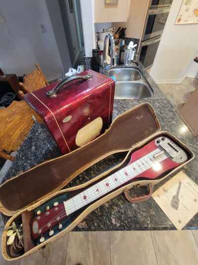 Vintage Oahu Lap Steel and Matching amp