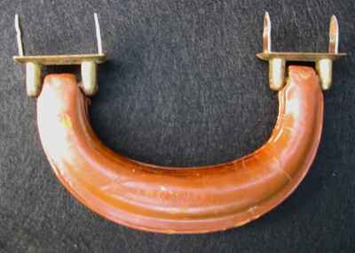Vintage  Late 1940s  Gibson  /  Lifton  Guitar Case Handle With Mtg. Brackets