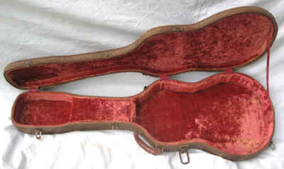 Vintage Early To Mid 1950s Gibson Les Paul Standard Guitar Case-5 Latch