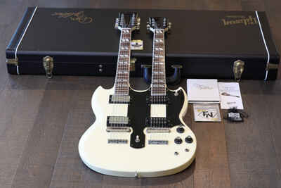 MINTY! Gibson Custom Don Felder Hotel California EDS-1275 Alpine White +COA OHSC
