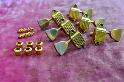Vintage 1960s Gibson Gold Waffleback Tuner Set Les Paul Custom 1968 1969