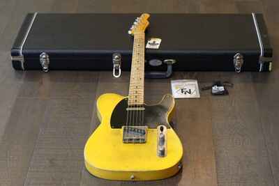 Kelton Swade 1952 Blackguard Tele Style Guitar Butterscotch Blonde Relic + Case