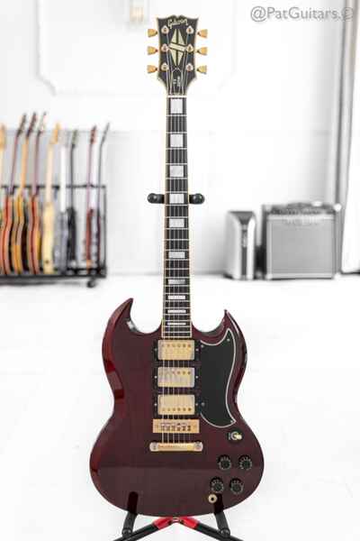 1976 Gibson SG Custom in Cherry 3-Pickup 7 7lbs