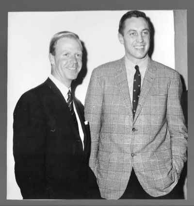 David Molson dec Montreal Canadiens President 1964-72 Signed Photo with Beliveau