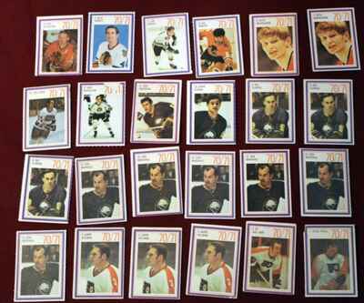Huge Lot 270 Hockey Premiums 1970 Esso Stickers 1982 Post Cereal 1984 7-11 Discs