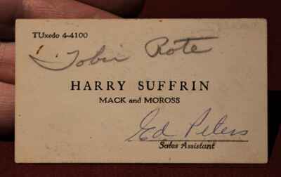 1957 Detroit Lions Football Signed Card Tobin Rote Van Patrick JohnHenry Johnson