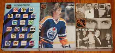 3 Vintage 1977 - 1981 NHL Guides Multiple Referee Signatures Andy Van Hellemond!