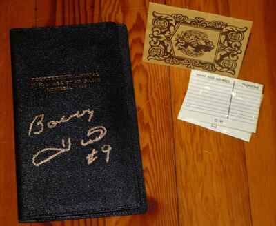 1960 NHL All Star Game Participant Gift Wallet Signed Bobby Hull 1st Game Ever!