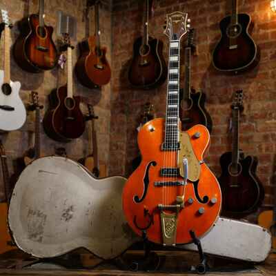 1955 Gretsch 6120 Chet Adkins | Original  Rare Vintage Guitar | Orange | GITA