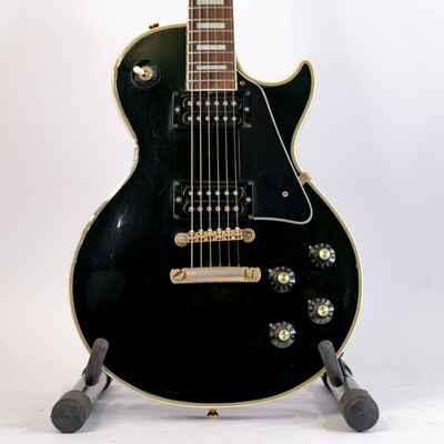 1978 Greco EG1000B Les Paul Custom style Guitar w /  Maxon Pups, Split Diamond HS