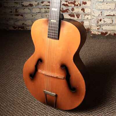 Vintage  S S. Stewart USA American Archtop Acoustic Guitar