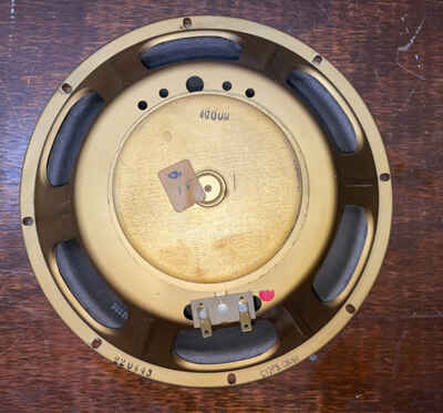 Vintage Jensen C12PS 12?? Tube Amp Guitar 16 ohm Speaker 3012B17-H1 Gold Frame