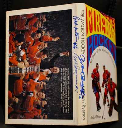 Vintage 1967 Montreal Canadiens Book Firewagon Hockey Signed x4 Cournoyer 1st Ed