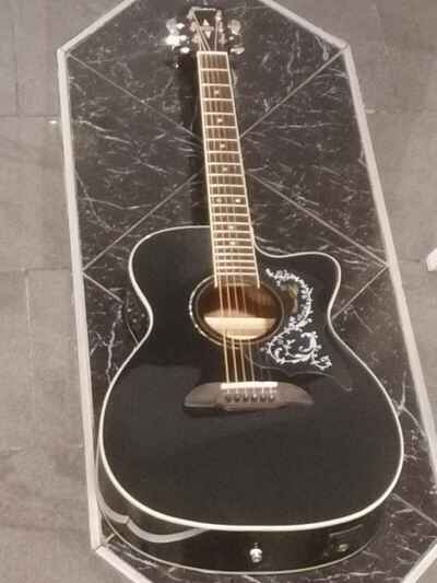 Framus legacy Serie FF14 SB Gitarre mit intigriertem Tonabnehmer und Stimmgerät