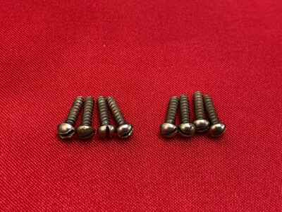 Vintage Gibson Guitar Tuner Screw Set Nickel Slotted Fender Martin Kluson Part