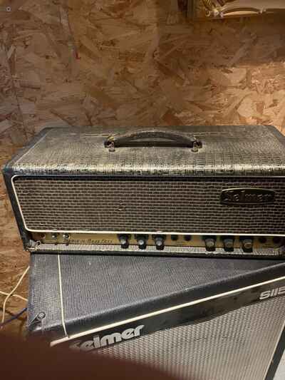 Vintage  Selmer 196o??s Treble And Base 50 Amplifier Head