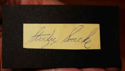 Rare Stan Smrke 9 Games Montreal Canadiens 1956-58 Signed Autograph dec 77!