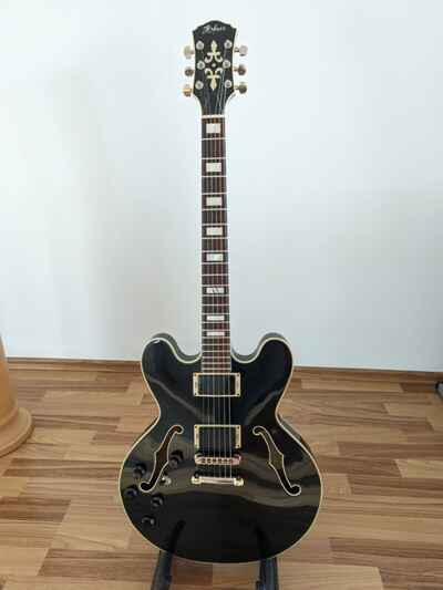 Verkaufe limitierte Höfner Nightingale Linkshänder Gitarre aus den 1980ern