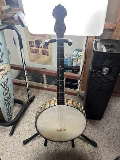 Vintage Vega Style Little Wonder 4-String Tenor Banjo