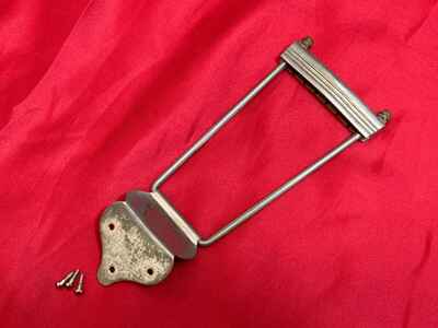 1950s USA GIBSON GUITAR TRAPEZE TAIL PIECE BAR NICKEL EPIPHONE Part L-50 1960s