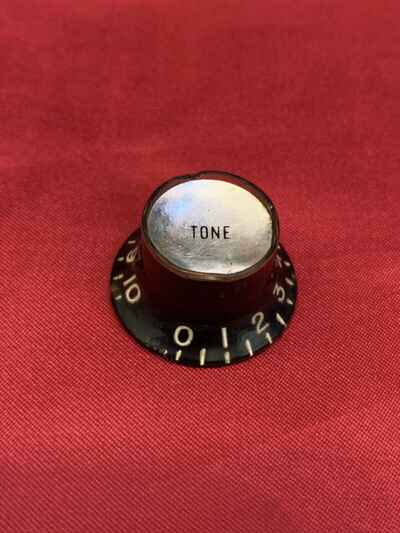 Vintage 1960s Gibson Black TONE Knob ES-335tdc SG Standard Custom 1961