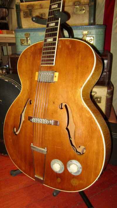 Vintage 1949 Epiphone Zephyr Blonde w /  Deluxe Vintage Gibson Hard Case
