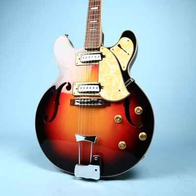 Aria 1960s 1202 T Hollow ES Body Electric Guitar