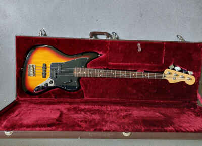 Squier Vintage Modified Jaguar active bass (long scale)   / w hard case