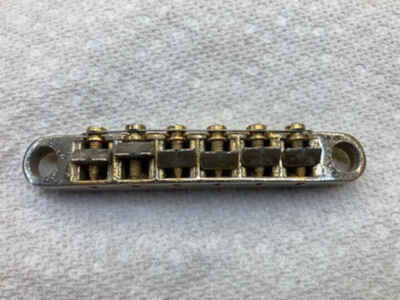 Gold ABR 1 style Japanese  guitar bridge  Matsmoko, Electra, etc  Wired ABR 1