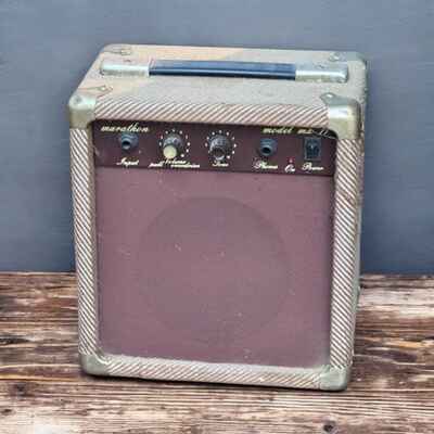 Marathon MX11 Guitar Amplifier with a Maxon Tube Screamer overdrive circuit 80s