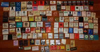 Huge Lot 140 Vancouver & BC Full Matchbooks Match Covers 1960