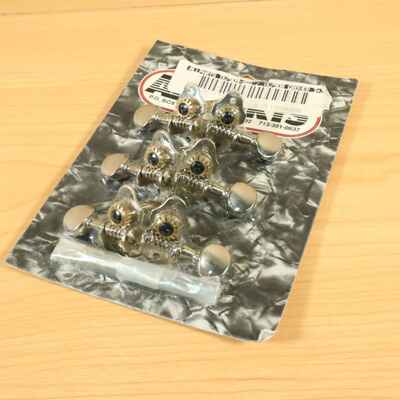 Genuine Grover Sta-Tite 3x3 Nickel, Vertical, round button