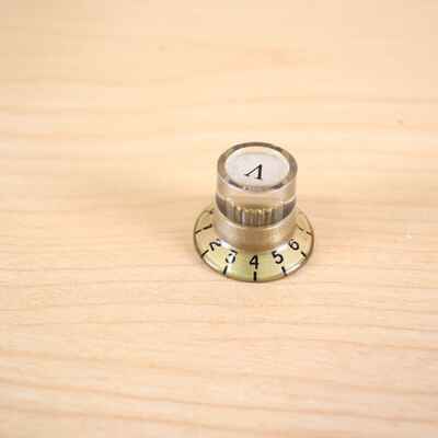 1960s Univox Teisco Guyatone Conrad - Single Gold Volume Guitar Knob