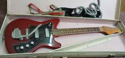 Teisco Top Twenty Electric Guitar 1970 - Model Number 0670 - With Accessories