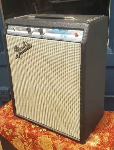 1975 Fender Musicmaster Bass - Guitar Amp w /  15" Vintage Jensen Speaker