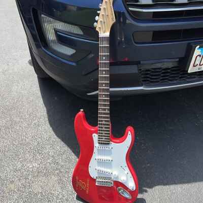 Electric Guitar Budweiser Aria True Music excellent condition missing one string
