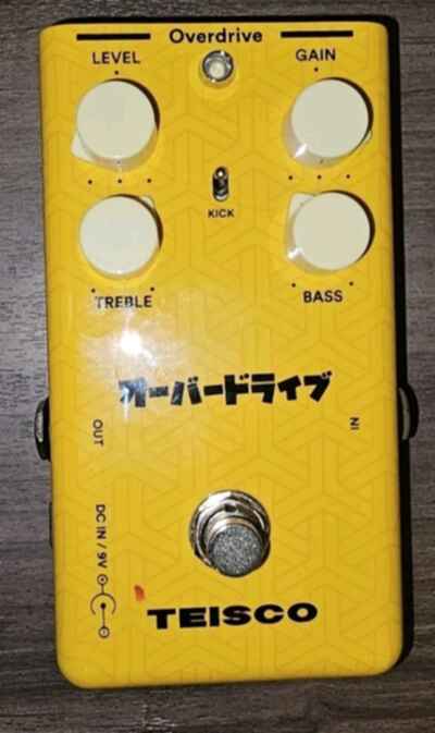 Teisco TSC-01103 Transparent Overdrive Guitar Effect Pedal - Brand New