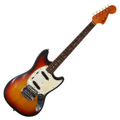Fender Mustang 6-String Right-Handed Electric Guitar - Sunburst - Vintage 1972