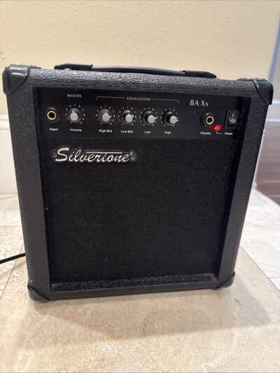 Vintage Silvertone BA Xs Bass Guitar Amplifier 10W 6 5?? Speaker.