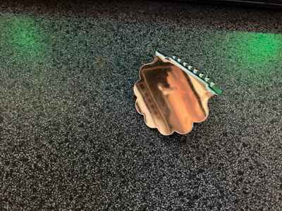 Vintage NOS Mandolin "Flower" or "Cloud" Tailpiece, Made in Western Germany