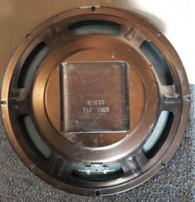 Vintage 1973 CTS 12" Alnico speaker, used