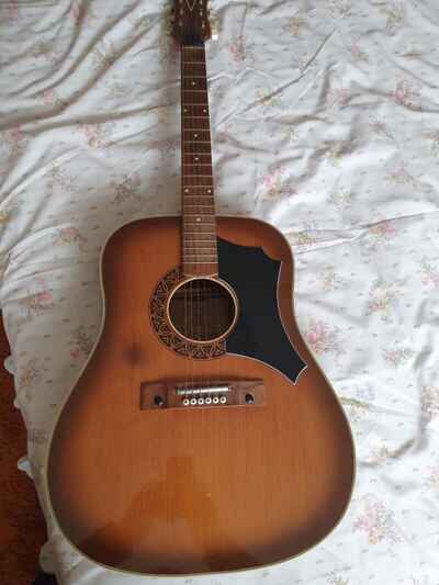 Eros Garanzia Acoustic Vintage Guitar early 1970??s