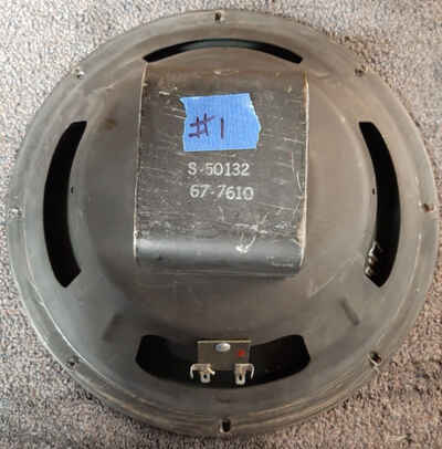 Vintage 1976 Eminence Alnico 12" speaker (1 of 2)