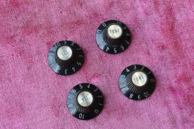 Vintage 1960s Gibson Witchhat Knob Set Witch Hat SG Standard ES-335 ES175 1968