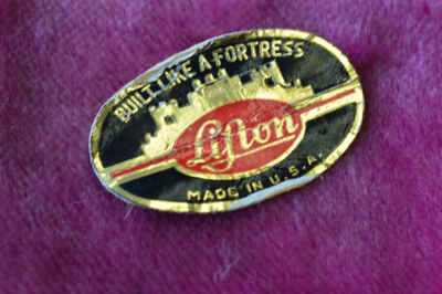 Vintage Gibson 1959 Lifton Case Badge - Cali Girl Les Paul Standard Burst Part!