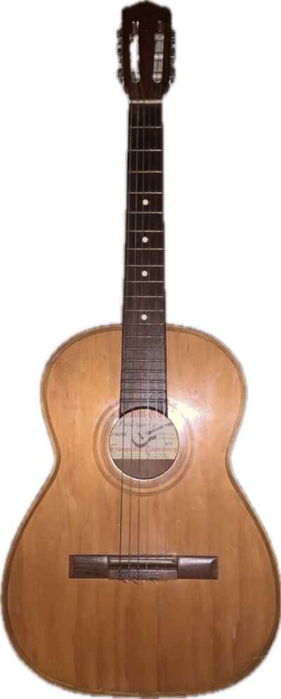 Giannini Model No. 6 Guitar in Gloss / Natural finish classical